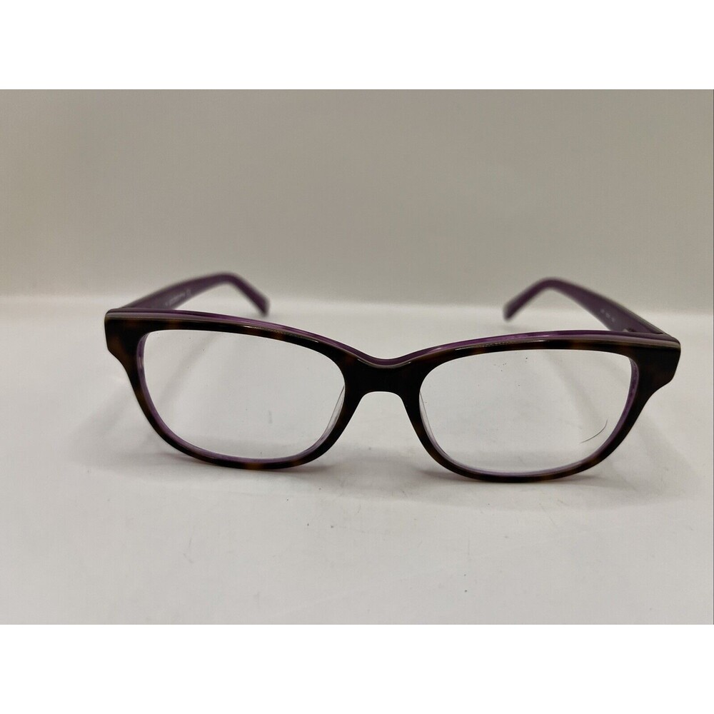 Liz Claiborne Eyglasses L437 OEC4 Brown/Purple Frames Only Brown 50-16-135